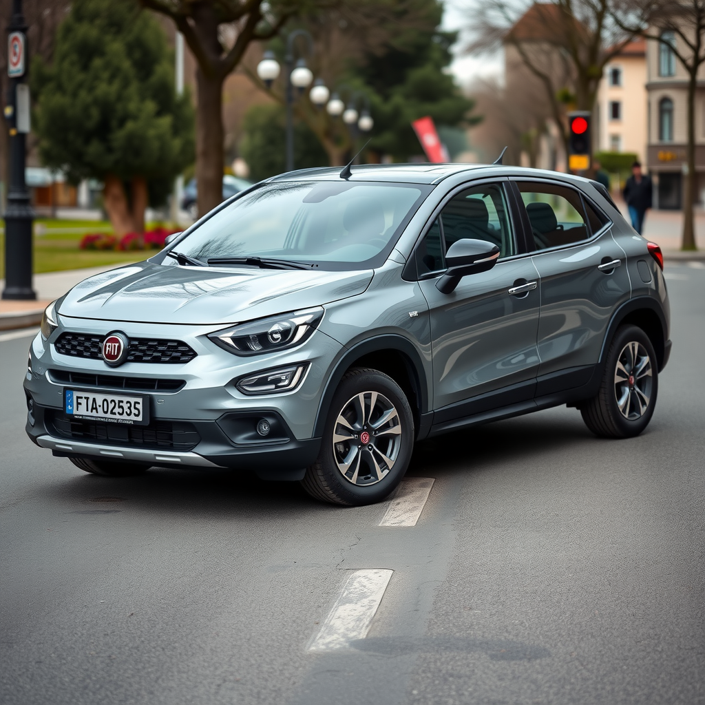 Fiat Cronos gris modelo 2019 de producción nacional argentina, fotografiado en avenida de Salta, mostrando diseño sedán moderno y espacioso con líneas italianas elegantes